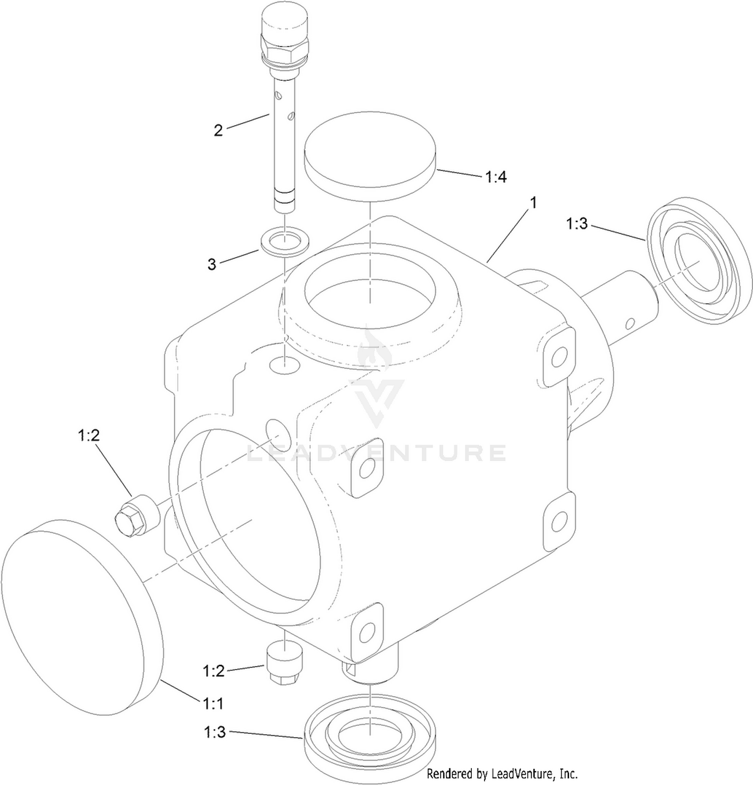 Gearbox Assembly No. 130-8659