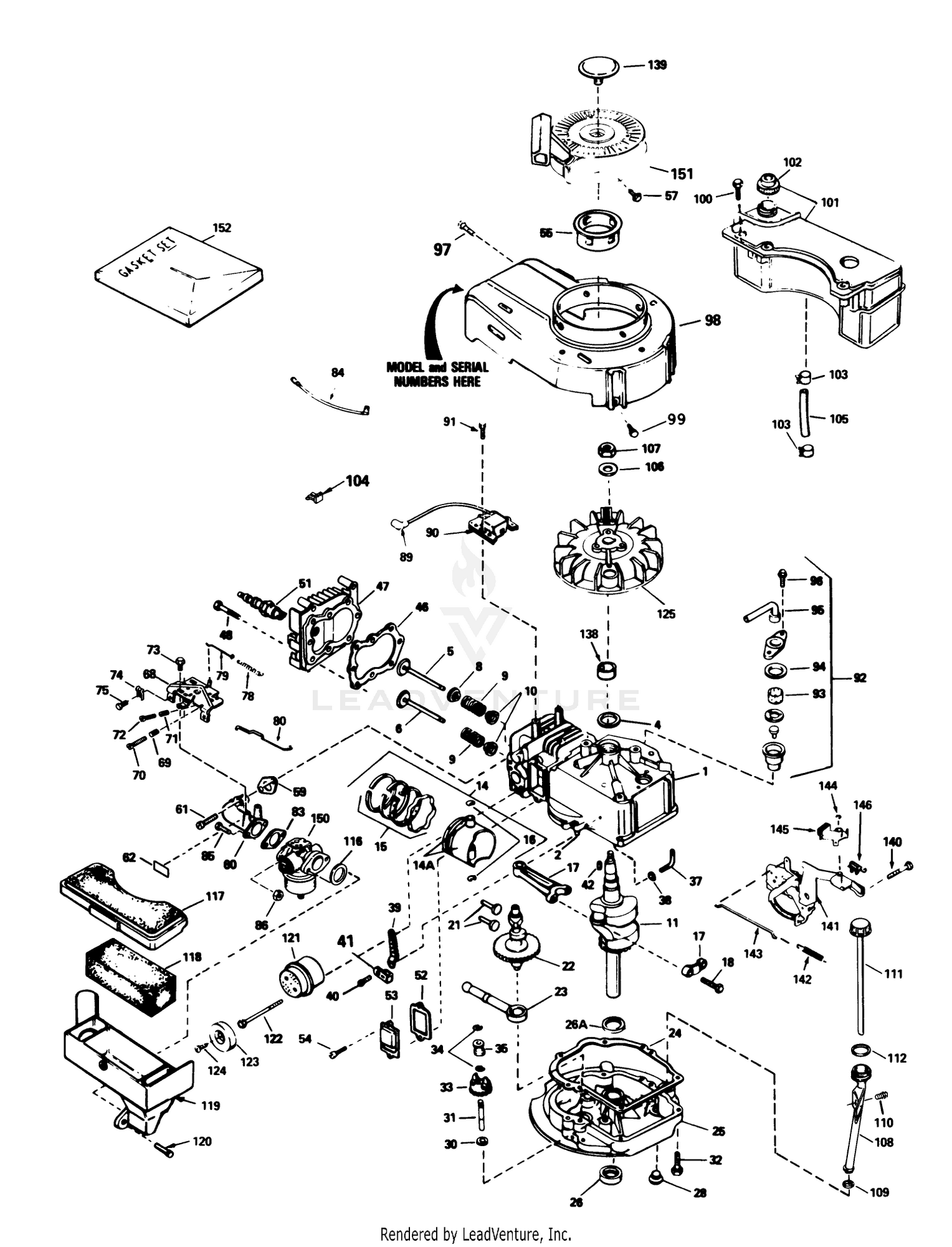 Engine Model Tv100-44012b (continued)