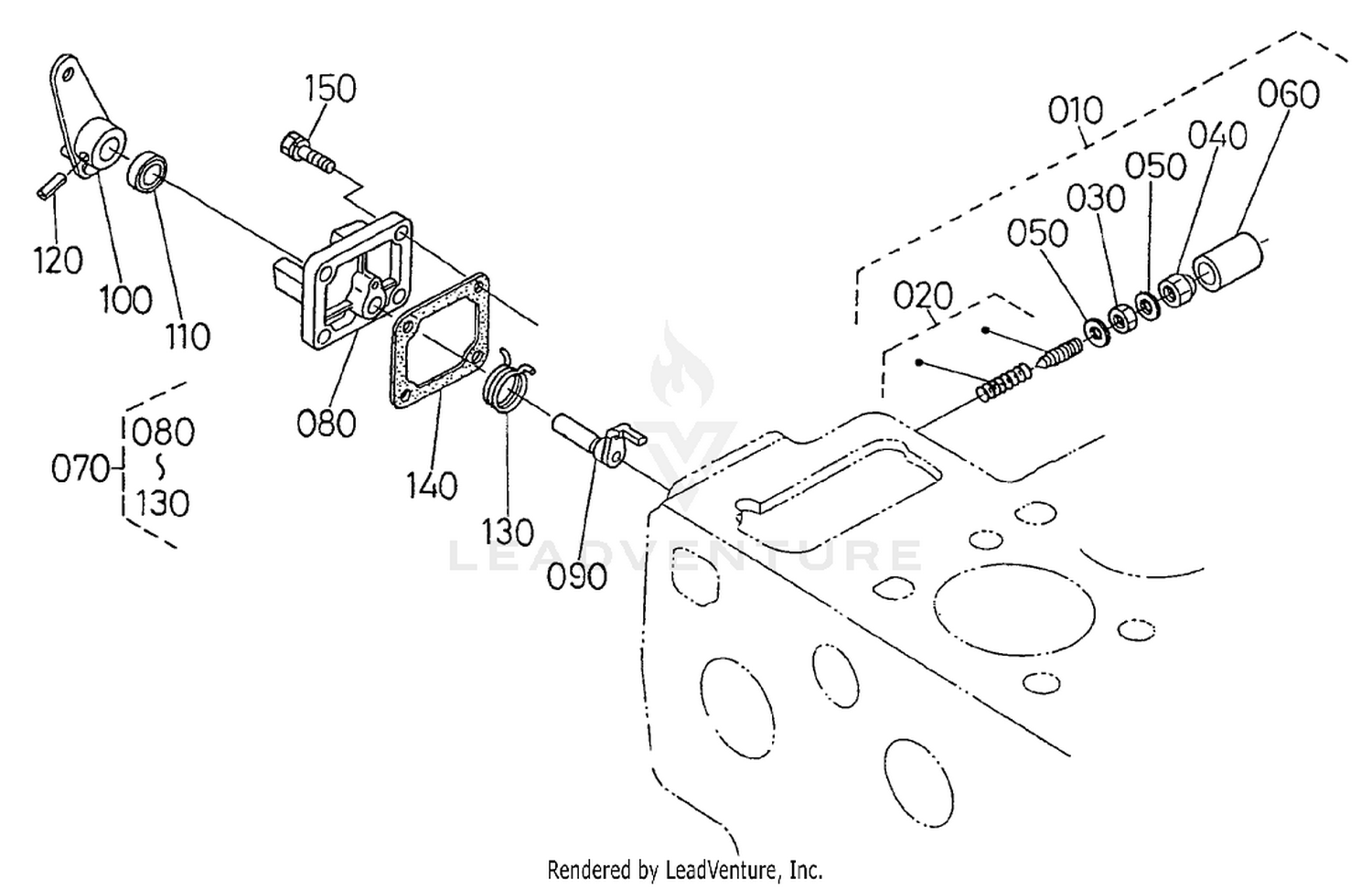 Engine Stop Lever Assembly