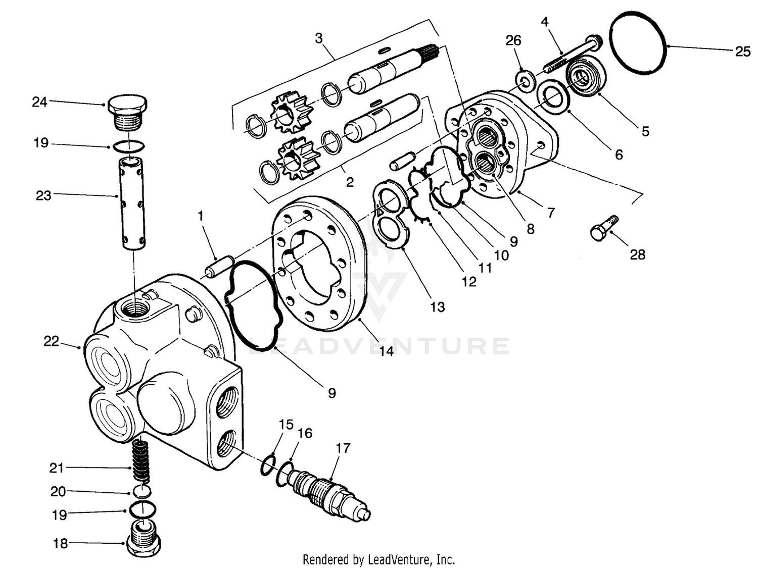Gear Pump Assembly No. 92-7761