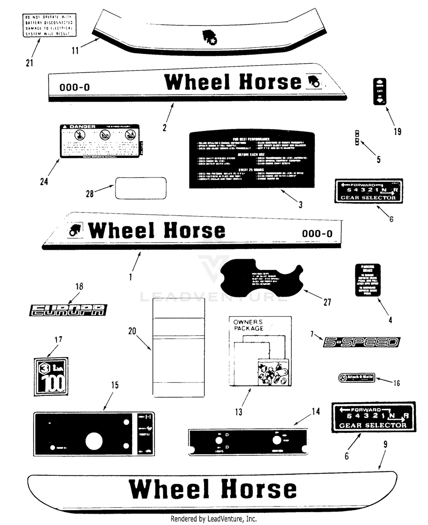 DECALS, MISCELLANEOUS
