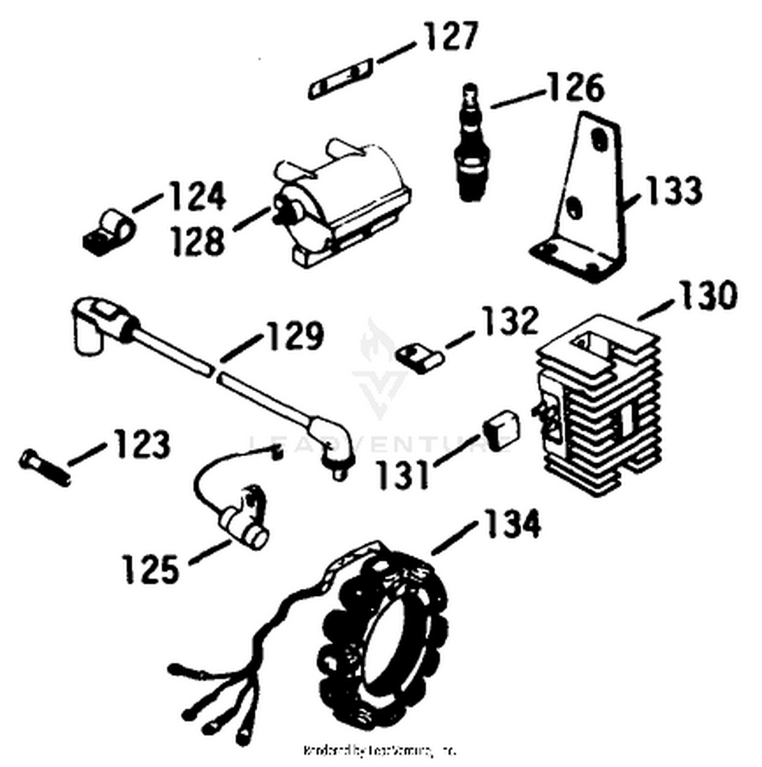 Ignition-Engine Kohler Model No. K532s-Spec. 53169