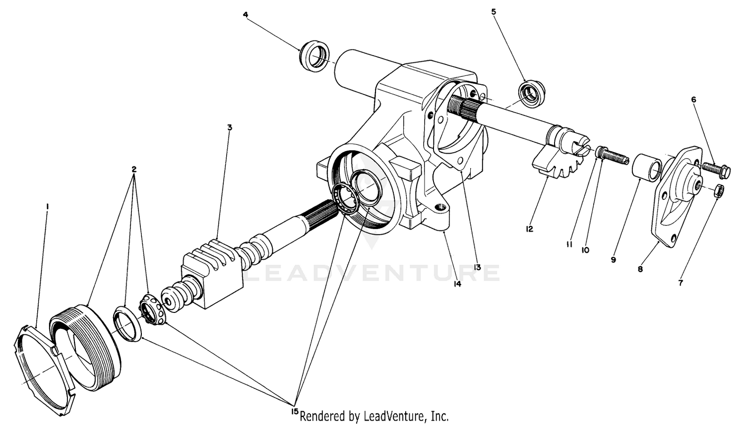 Steering Gear Assembly No. 41-8820