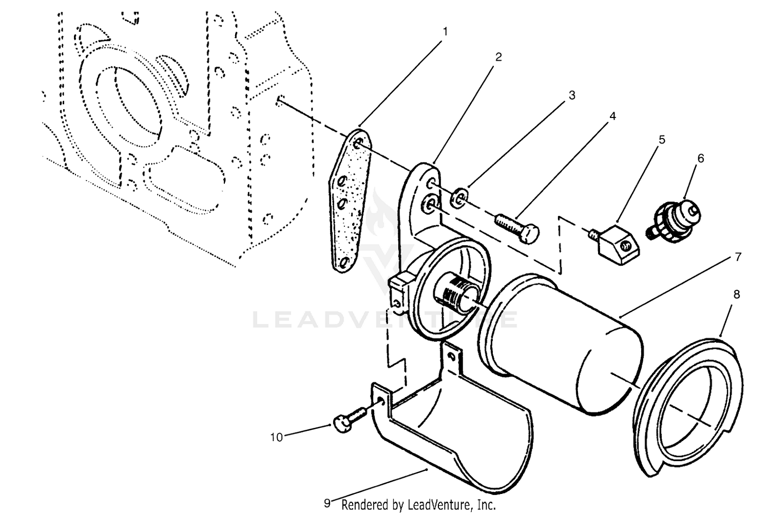 Oil Filter And Low Oil Pressure Cut-Off Switch