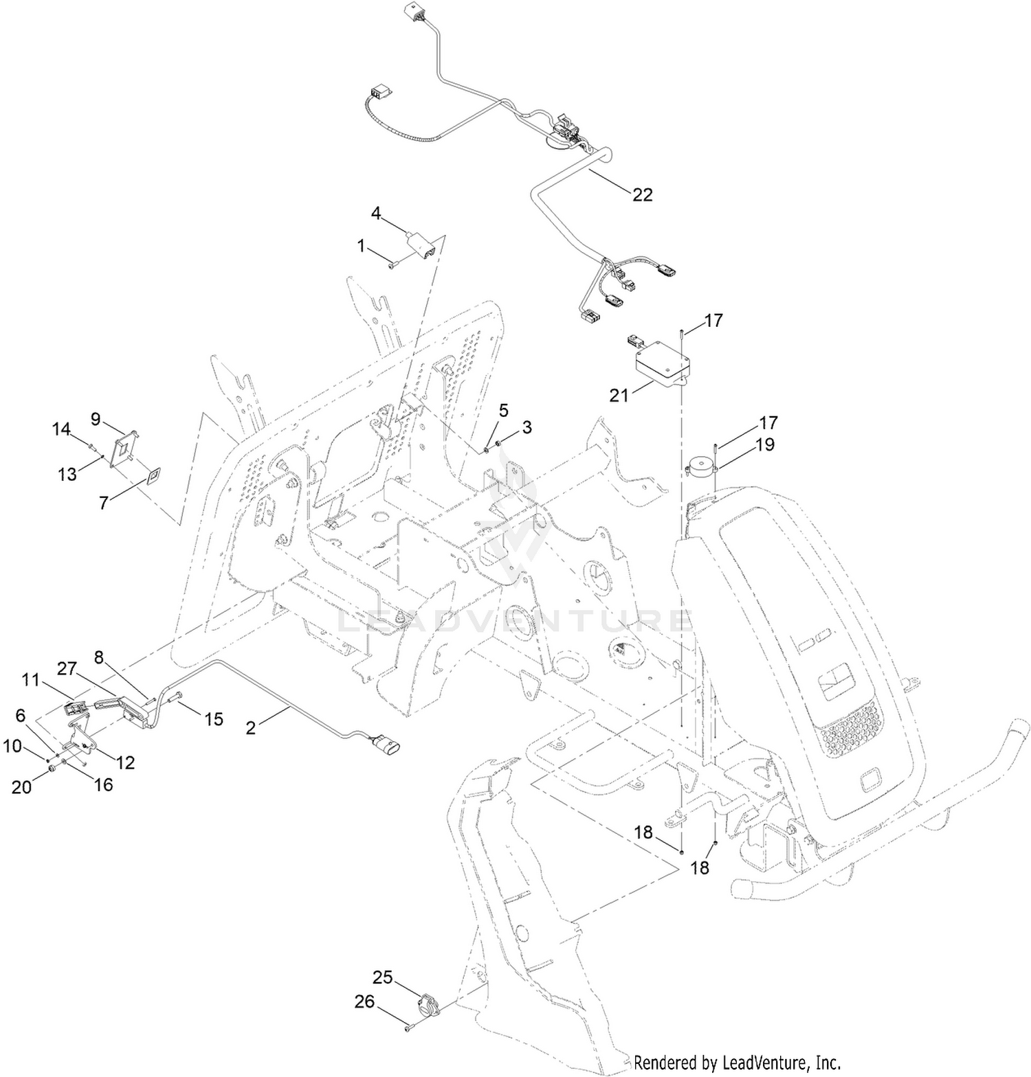 Grassbag Electrical Assembly