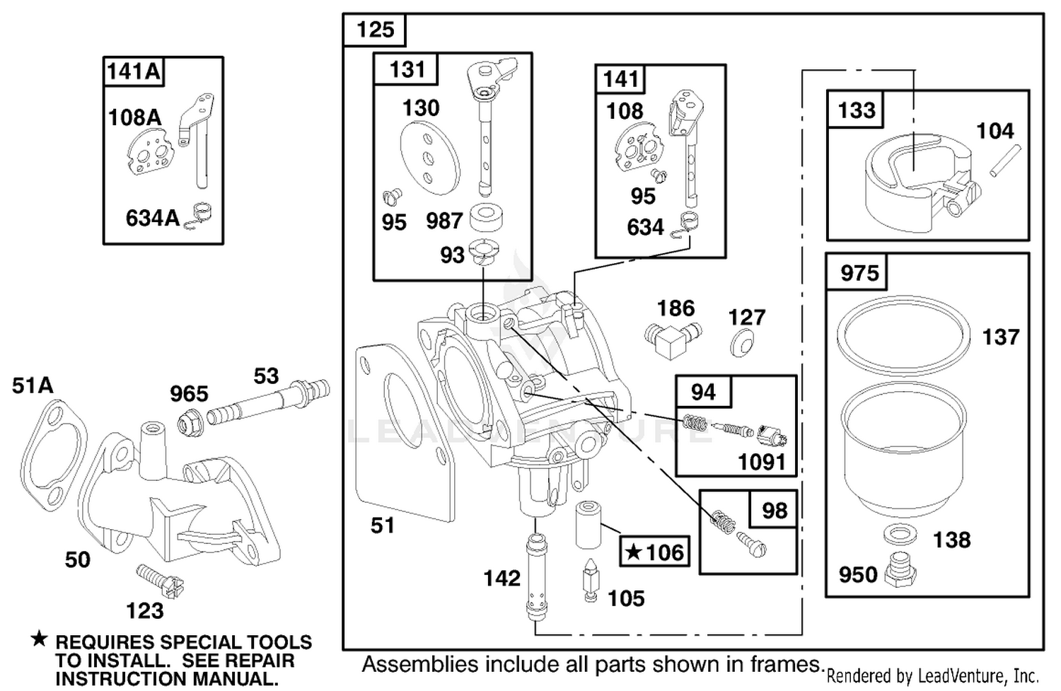 Engine Briggs  Stratton Model 28m707-1182-E1 4