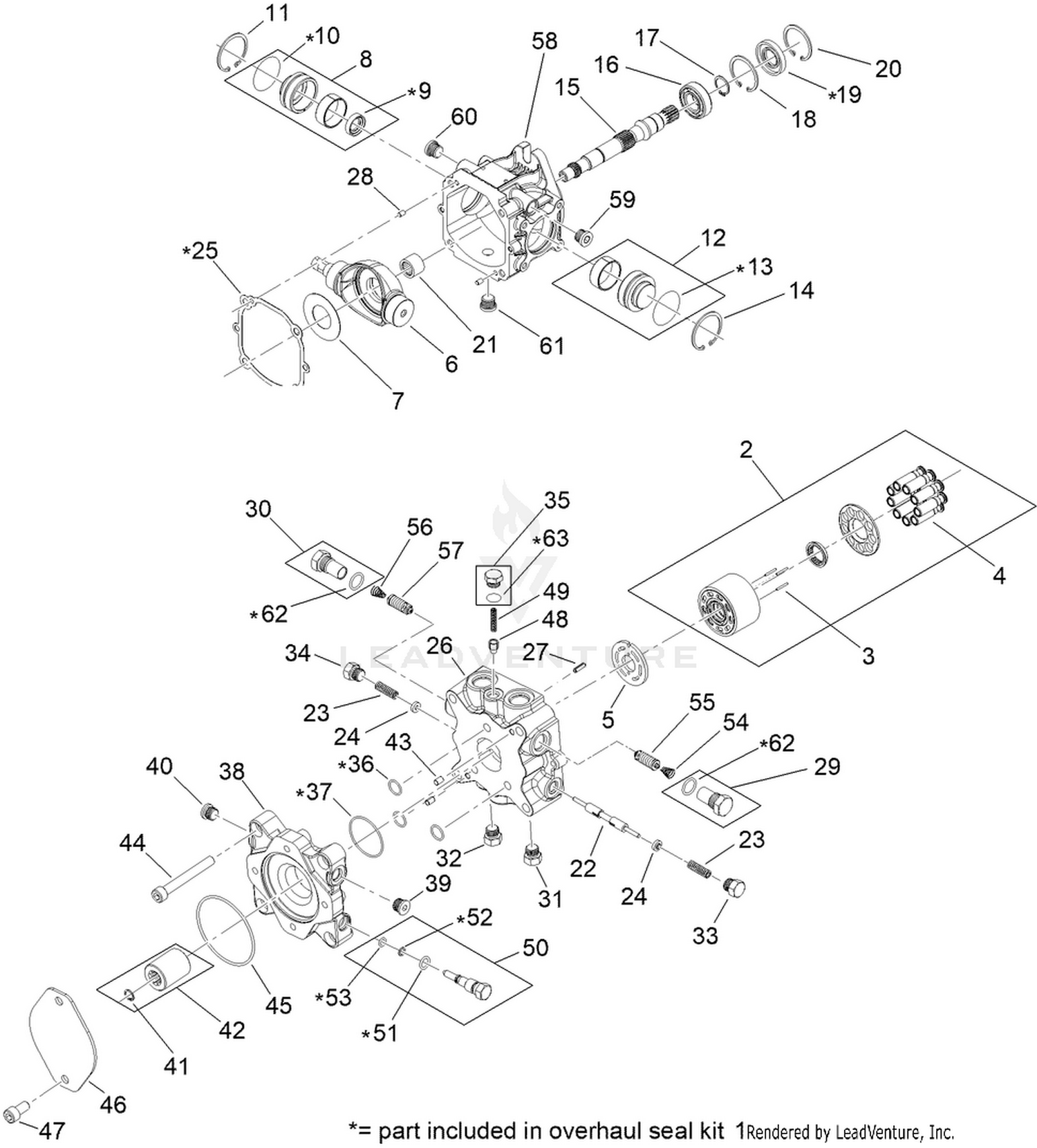 Hydraulic Pump Assembly No. 139-6474