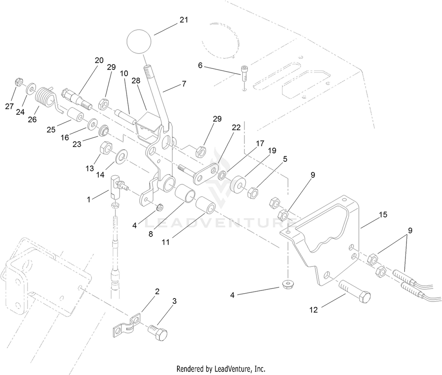 Functional Control Lever Assembly