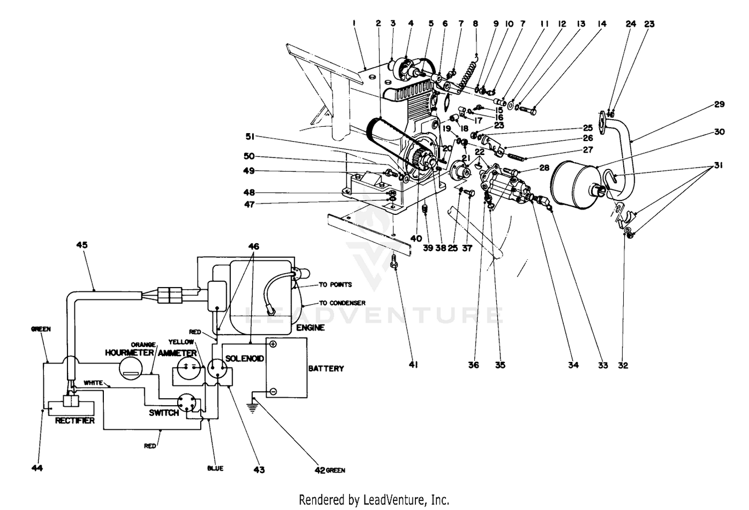 Engine And Wiring Diagram