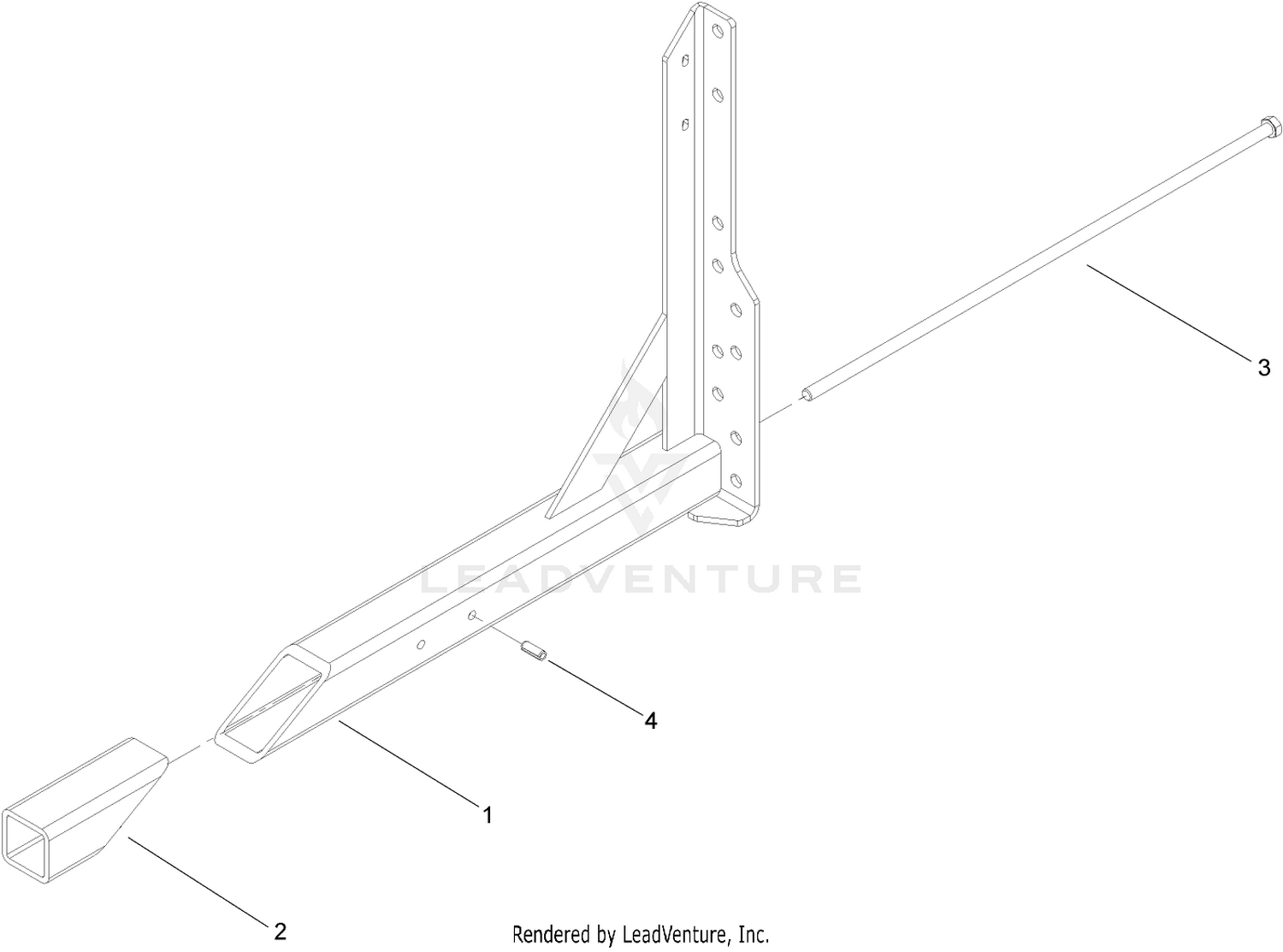 RH Boom Mount Assembly
