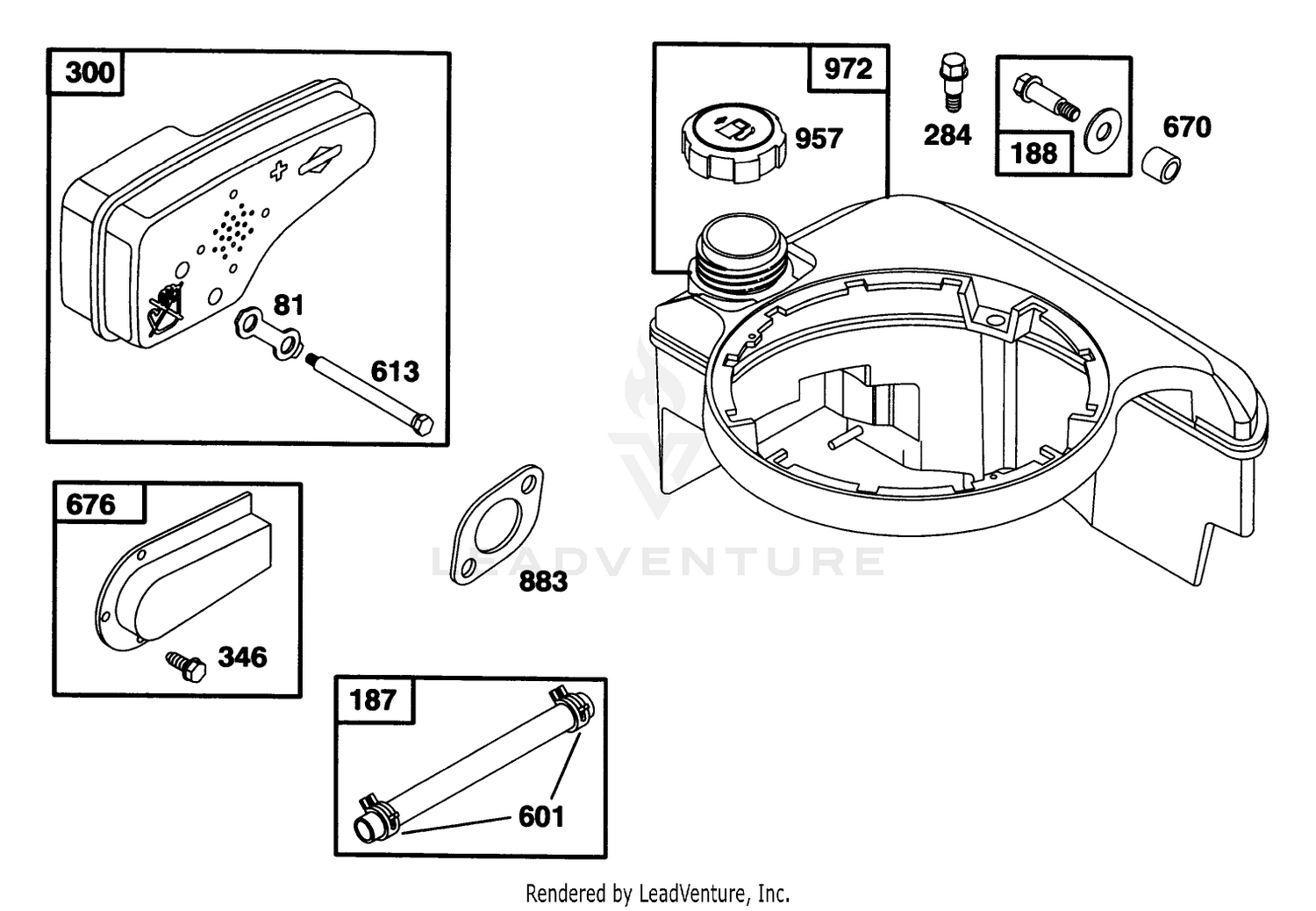 Engine Briggs  Stratton Model 127802-0640-01 8