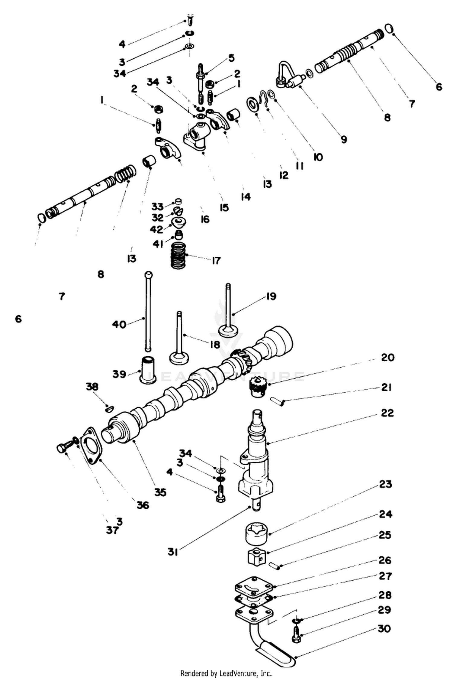 Valve, Camshaft  Pump Components