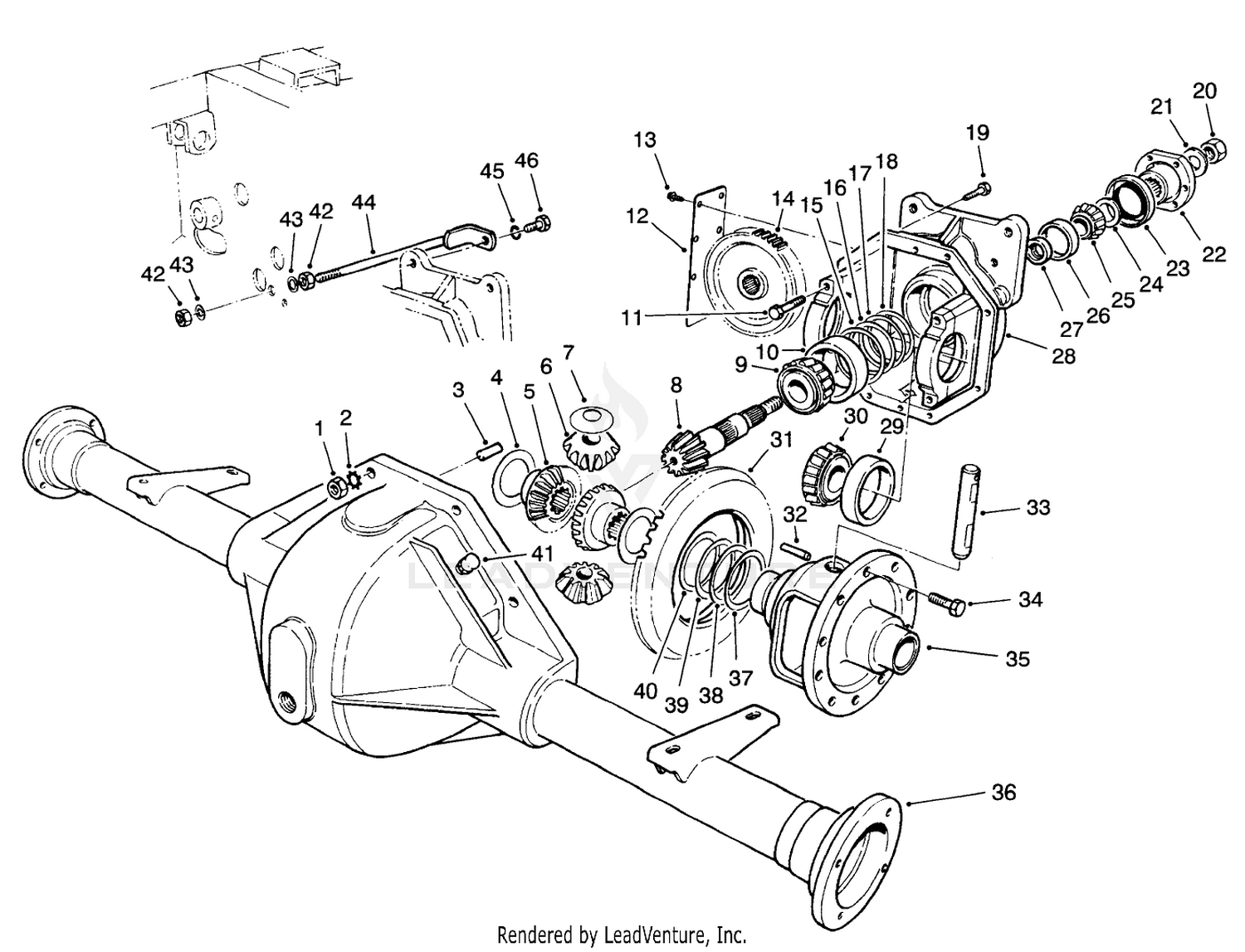 Front Axle Assembly No. 86-9630
