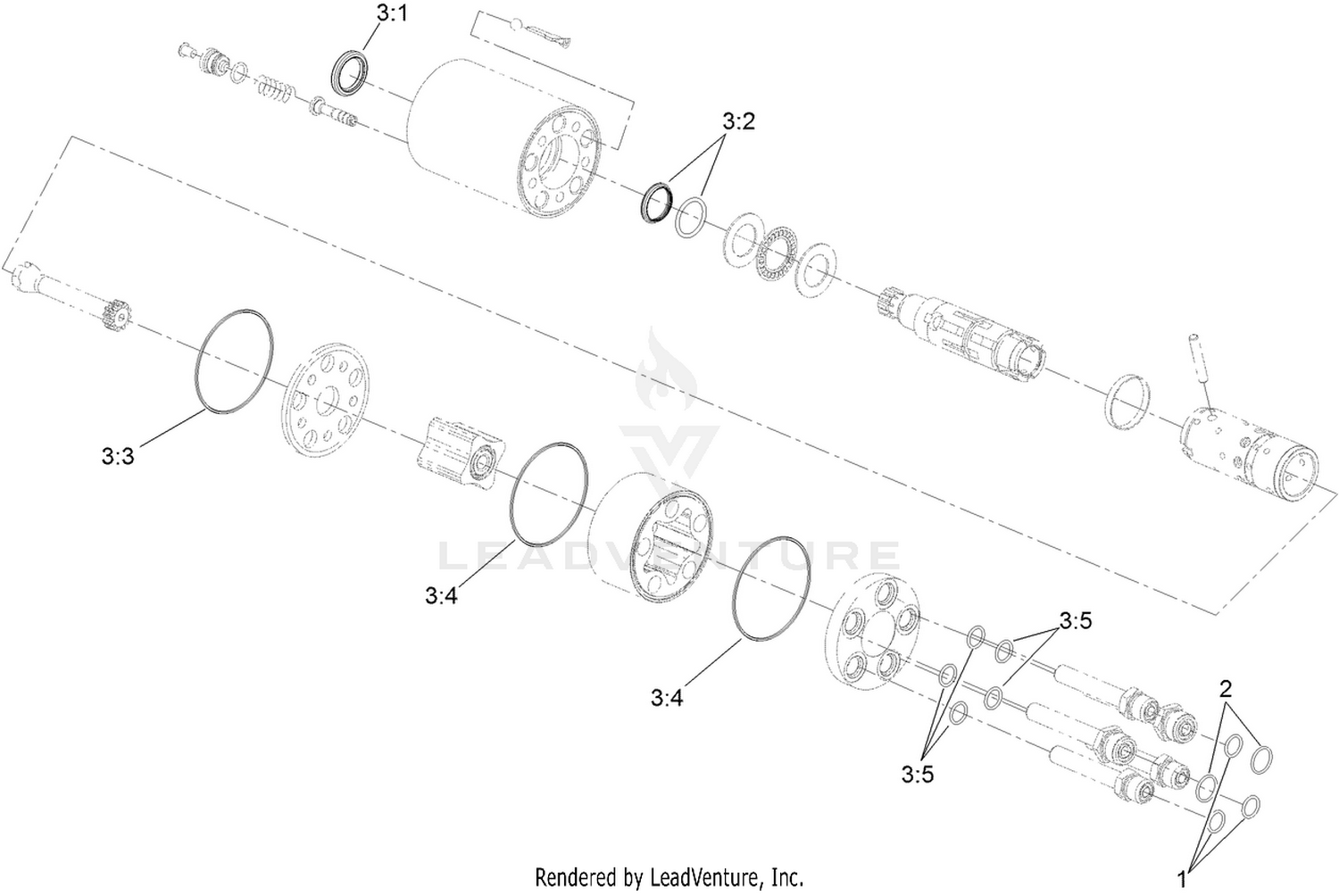 Steer Valve Assembly No. 131-5624
