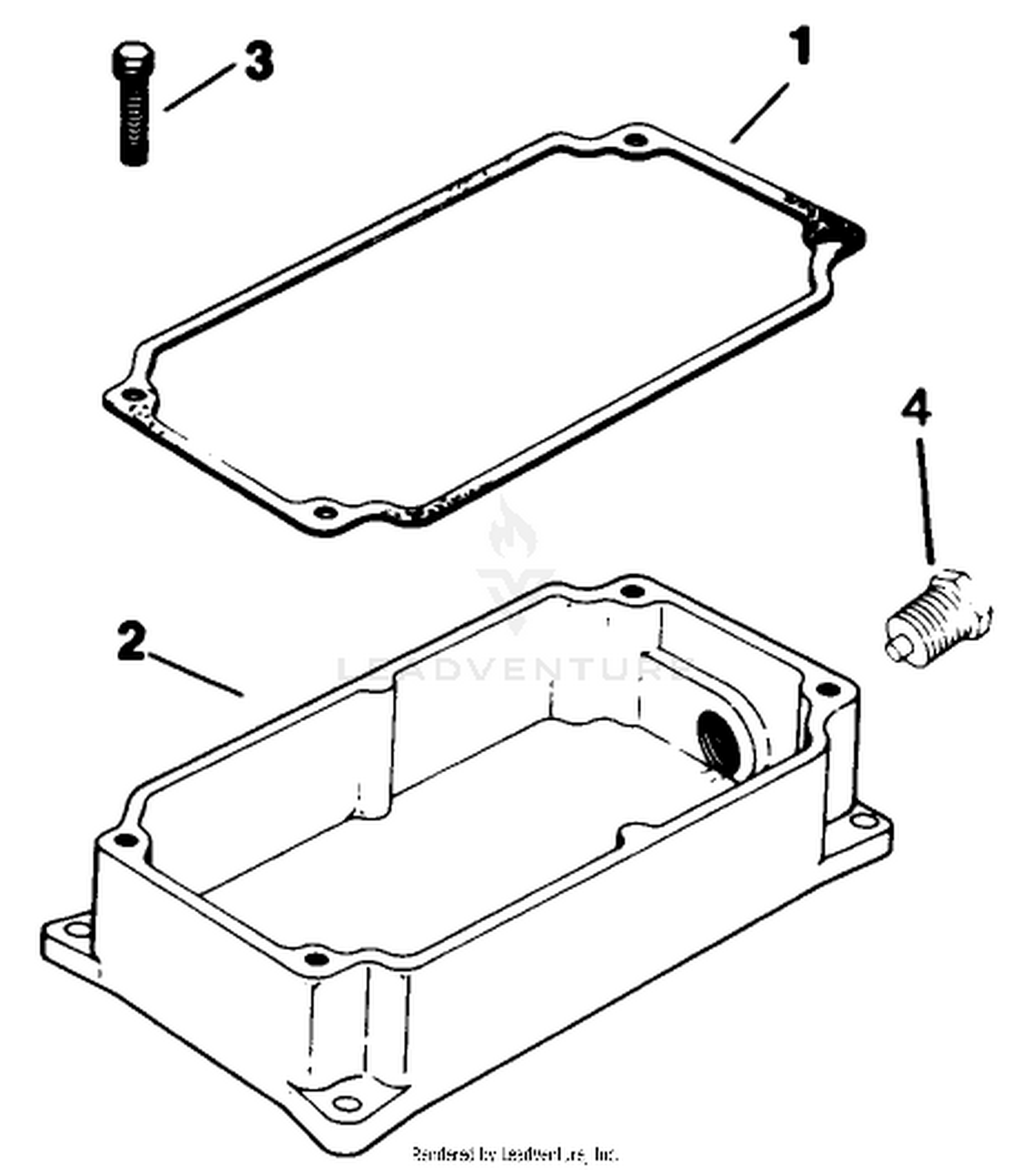 Oil Pan-Engine Assembly-Kohler Model No. M16s-711533
