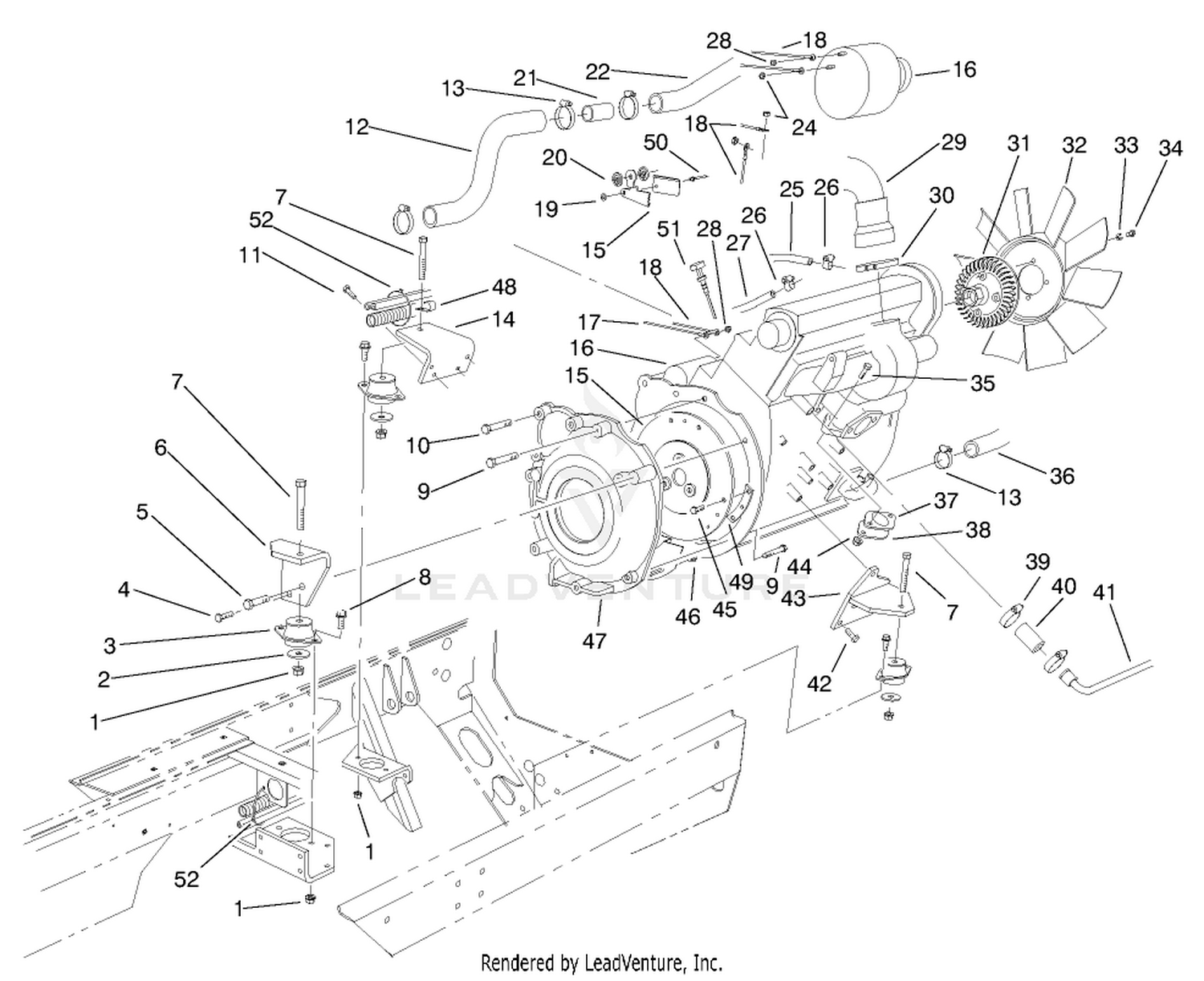 Engine Installation Assembly