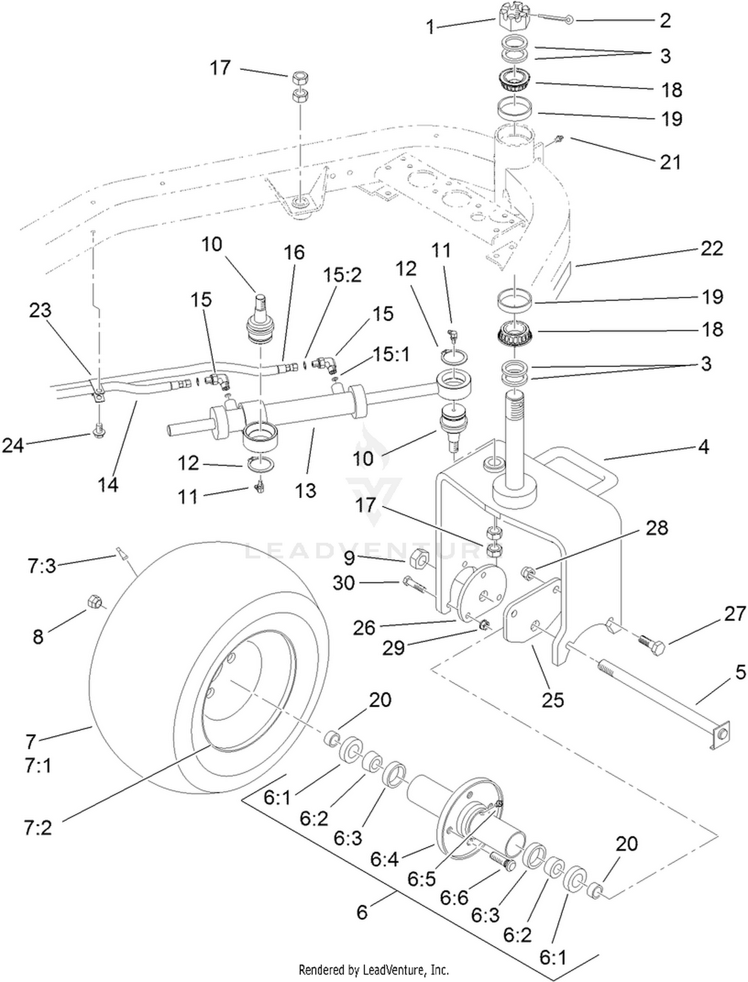 Rear Wheel Assembly