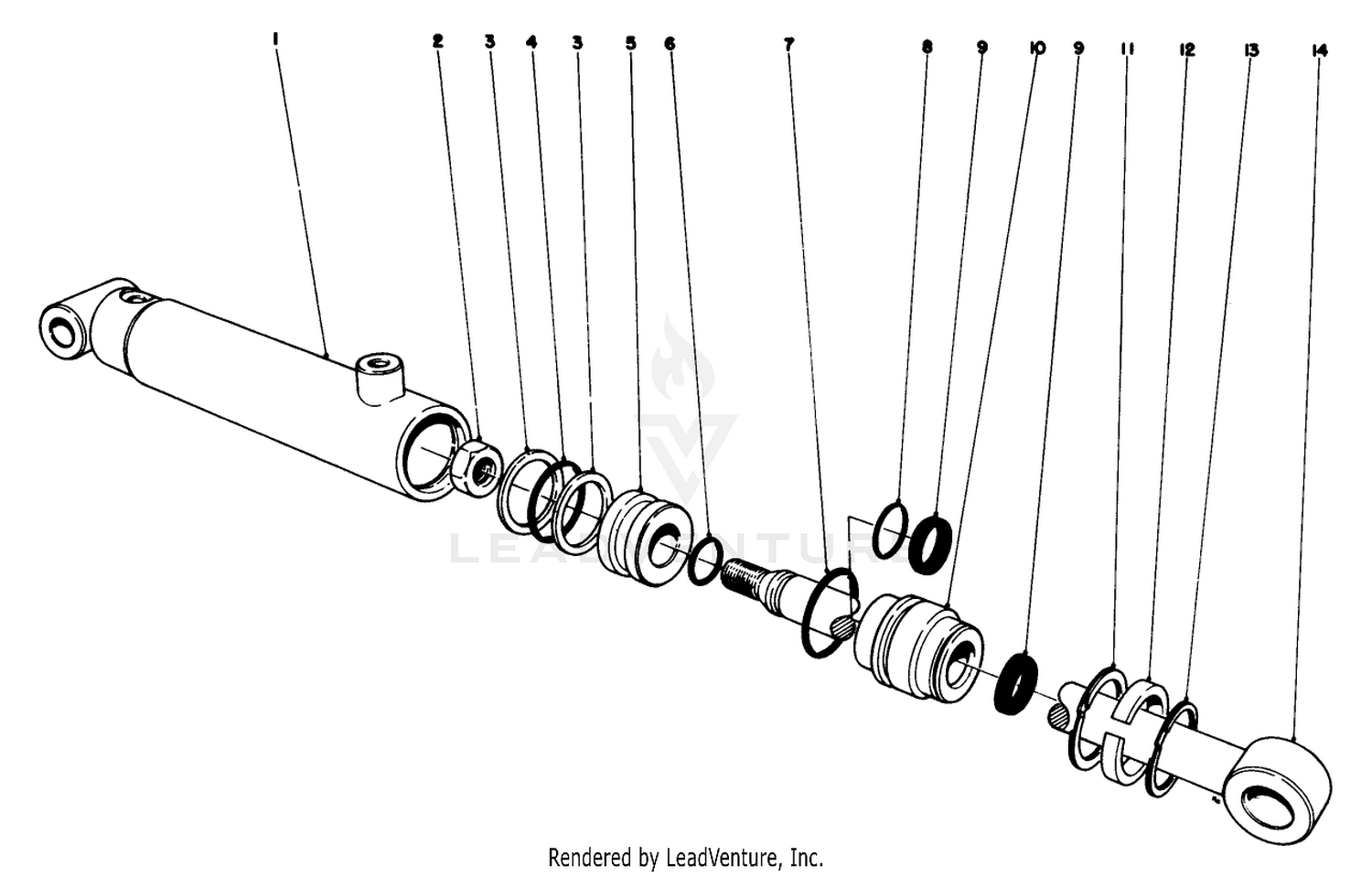 Hydraulic Cylinder No. 29-2700