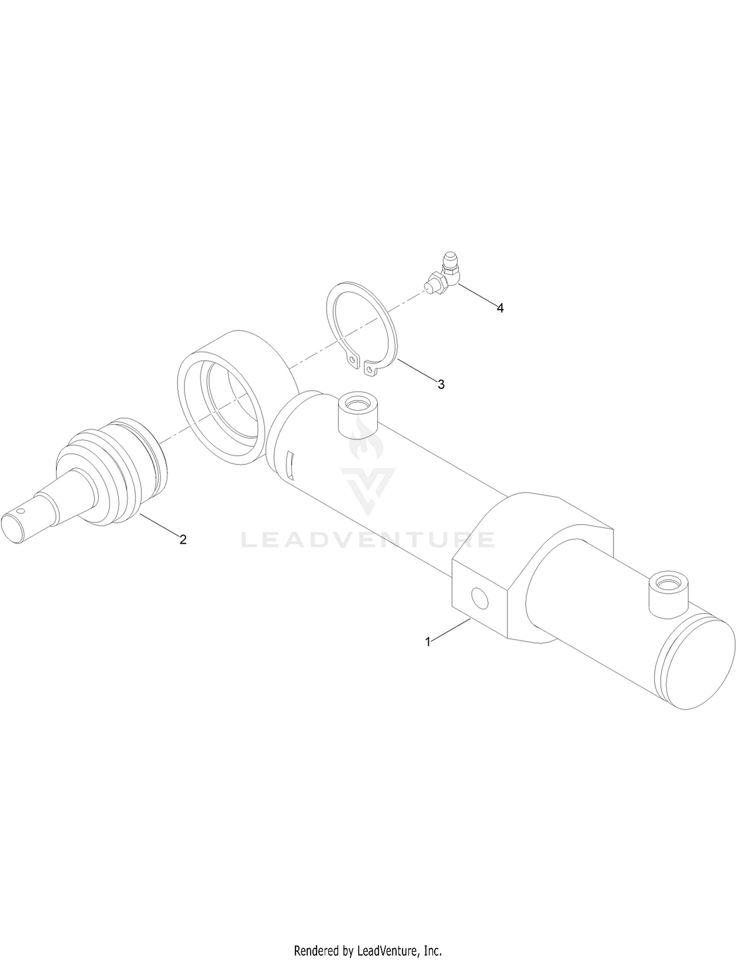 Hydraulic Cylinder Assembly No. 163-6564