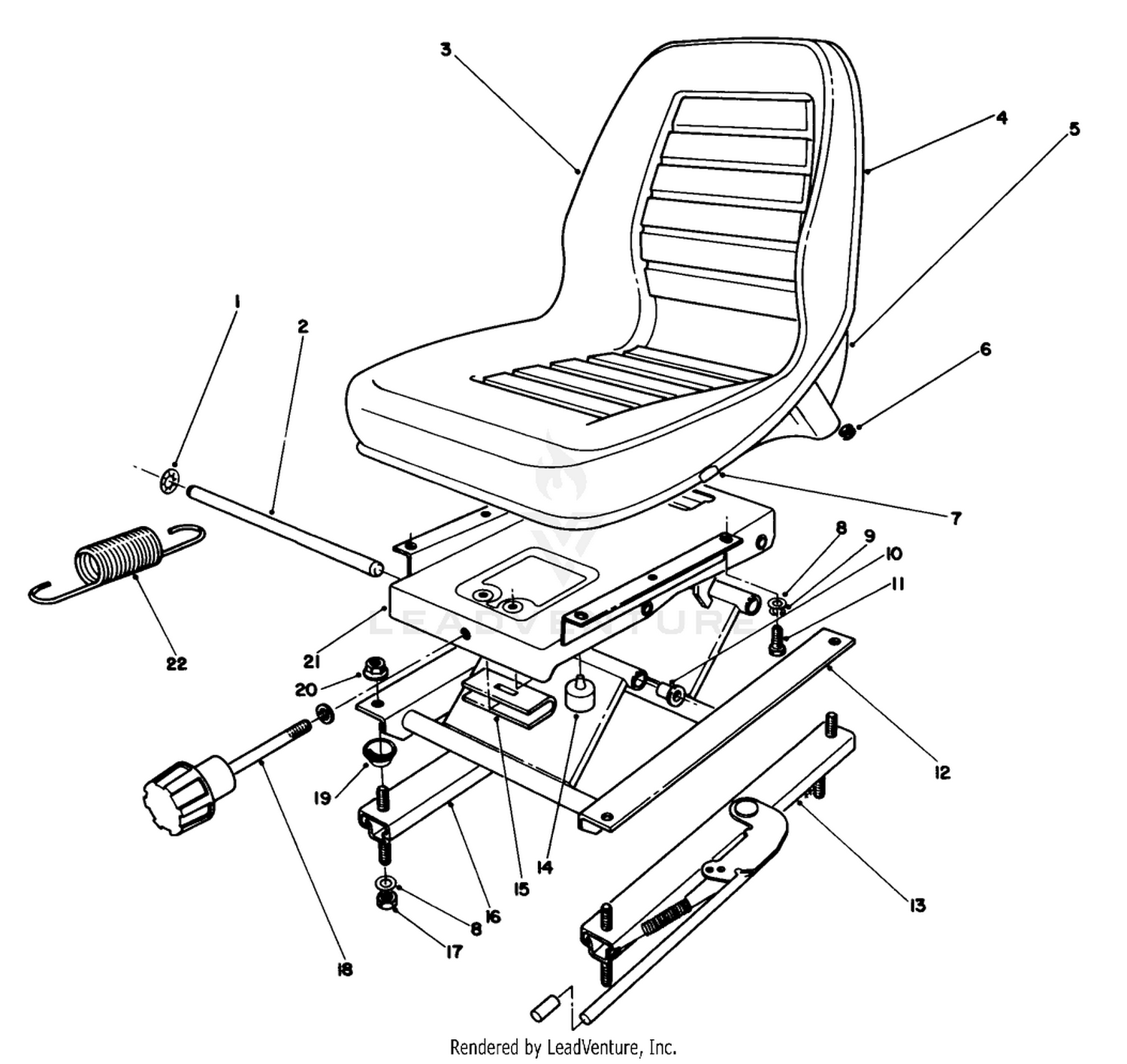 Deluxe Seat Kit Model No. 30772