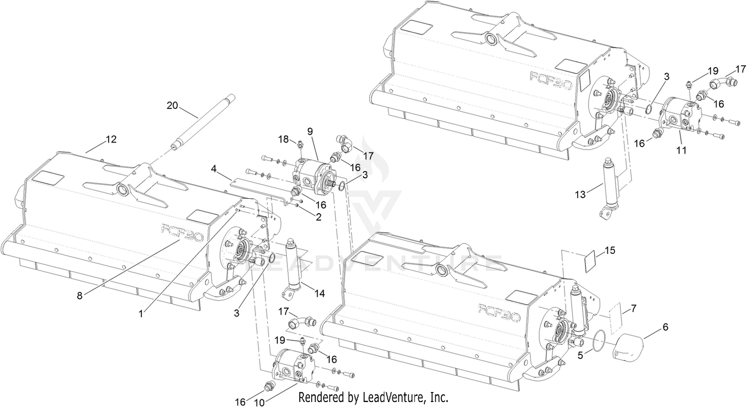 Cutter Component Assembly