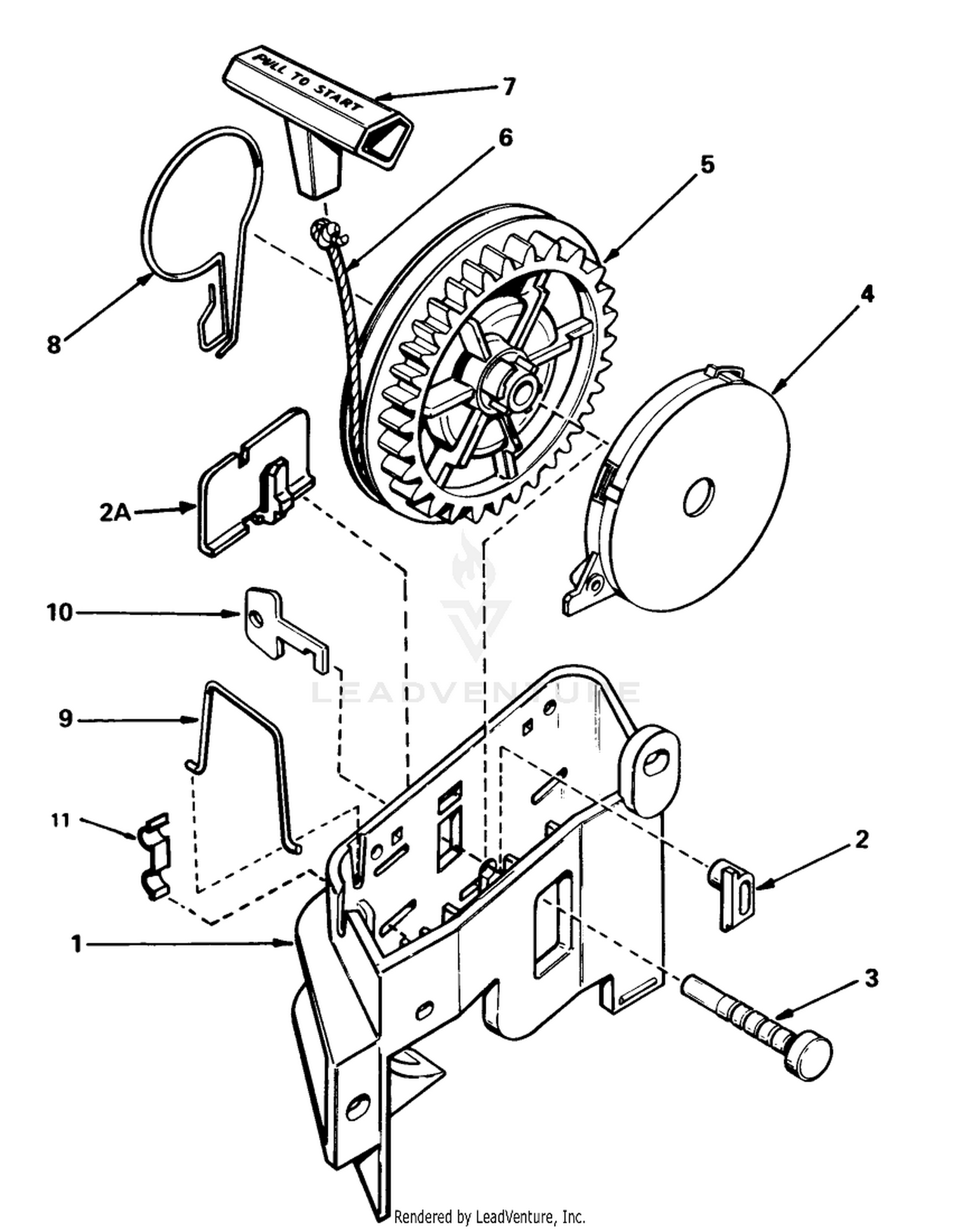 Rewind Starter N0. 590531