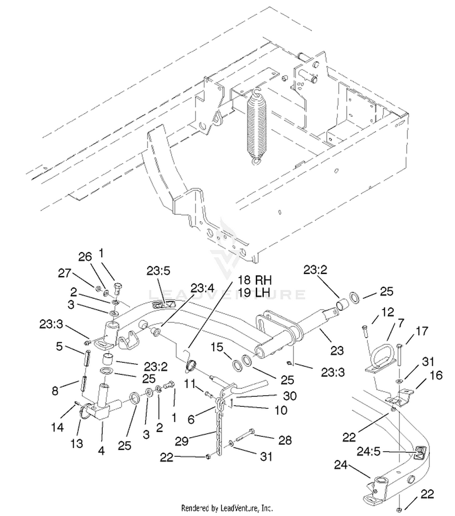 Rear Lift Arm Assembly