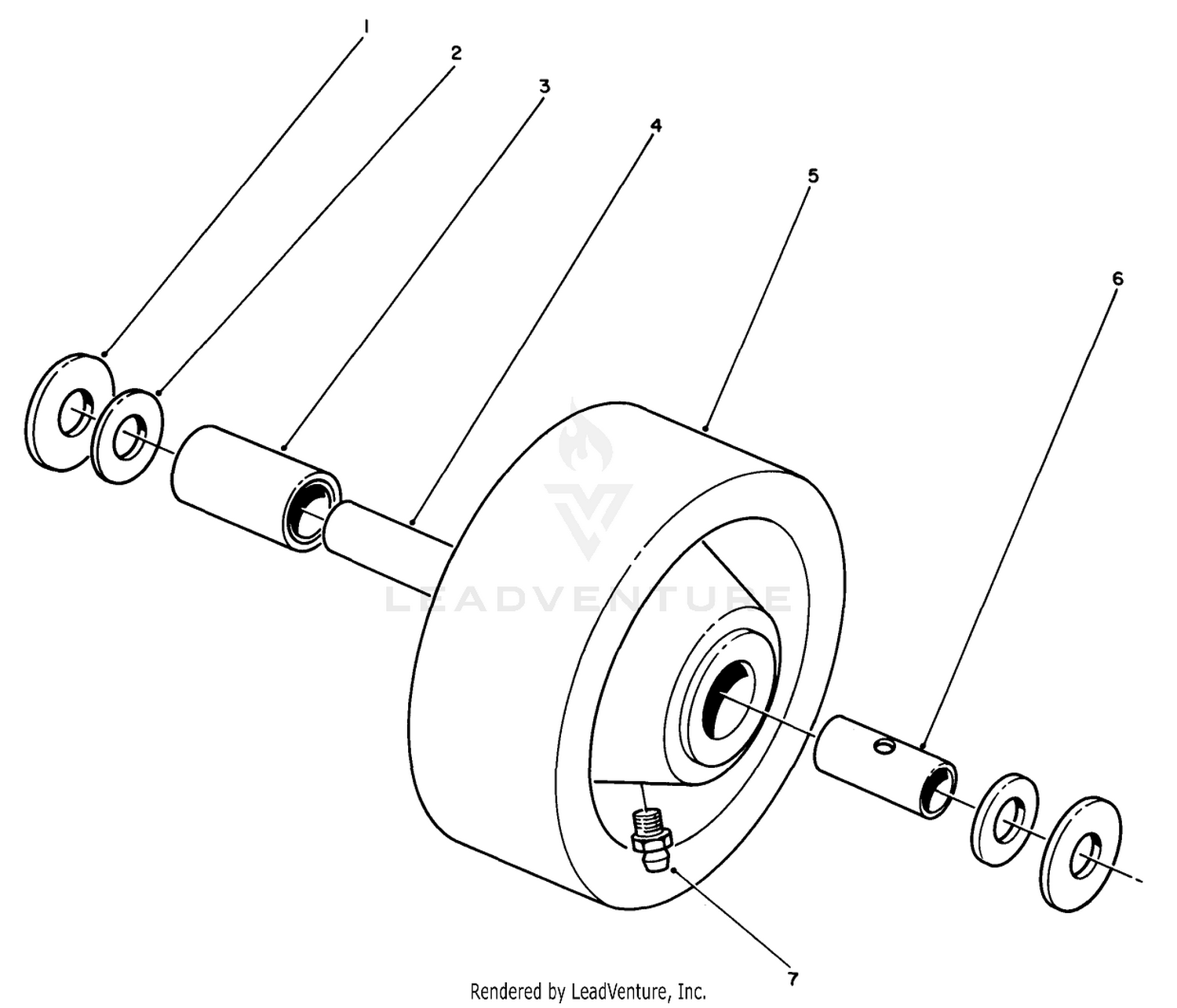 Phenolic Wheel Assembly No. 27-1050 (optional)