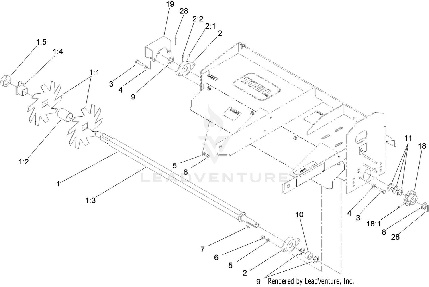 Blade Shaft Assembly