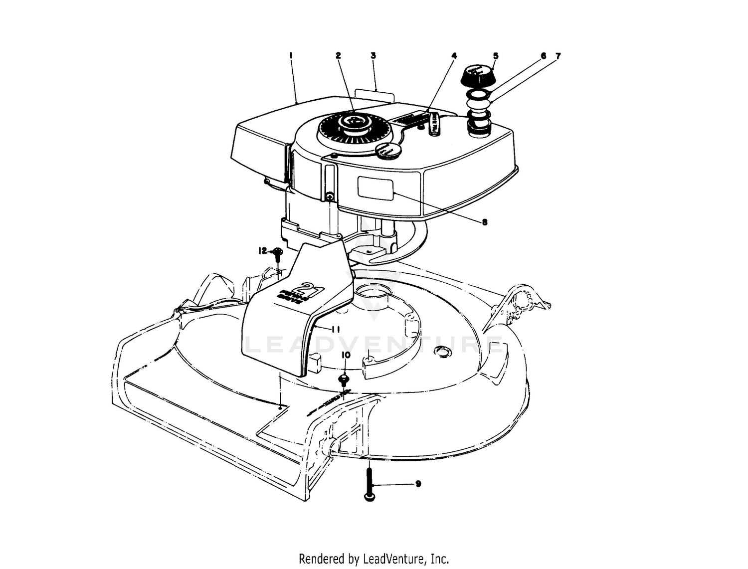 Engine Assembly Model No. 21610