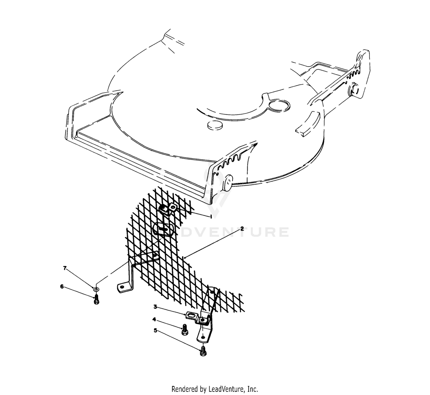 Leaf Shredder Kit Model No. 59157 (optional)
