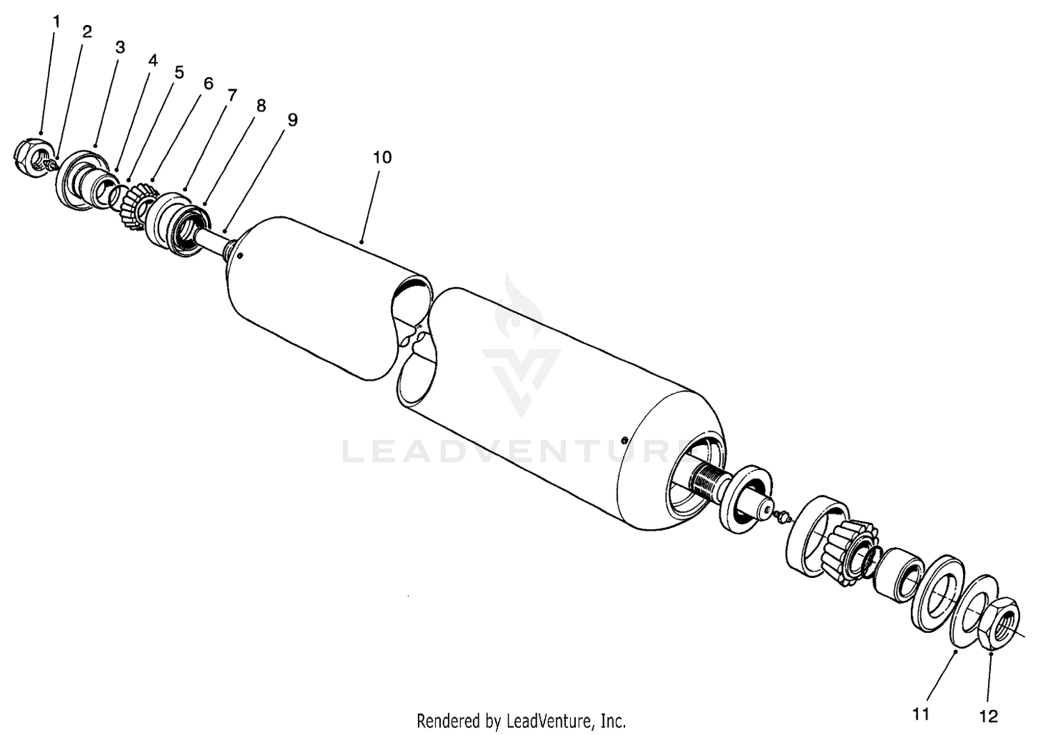 Rear Roller Assembly No. 59-5630