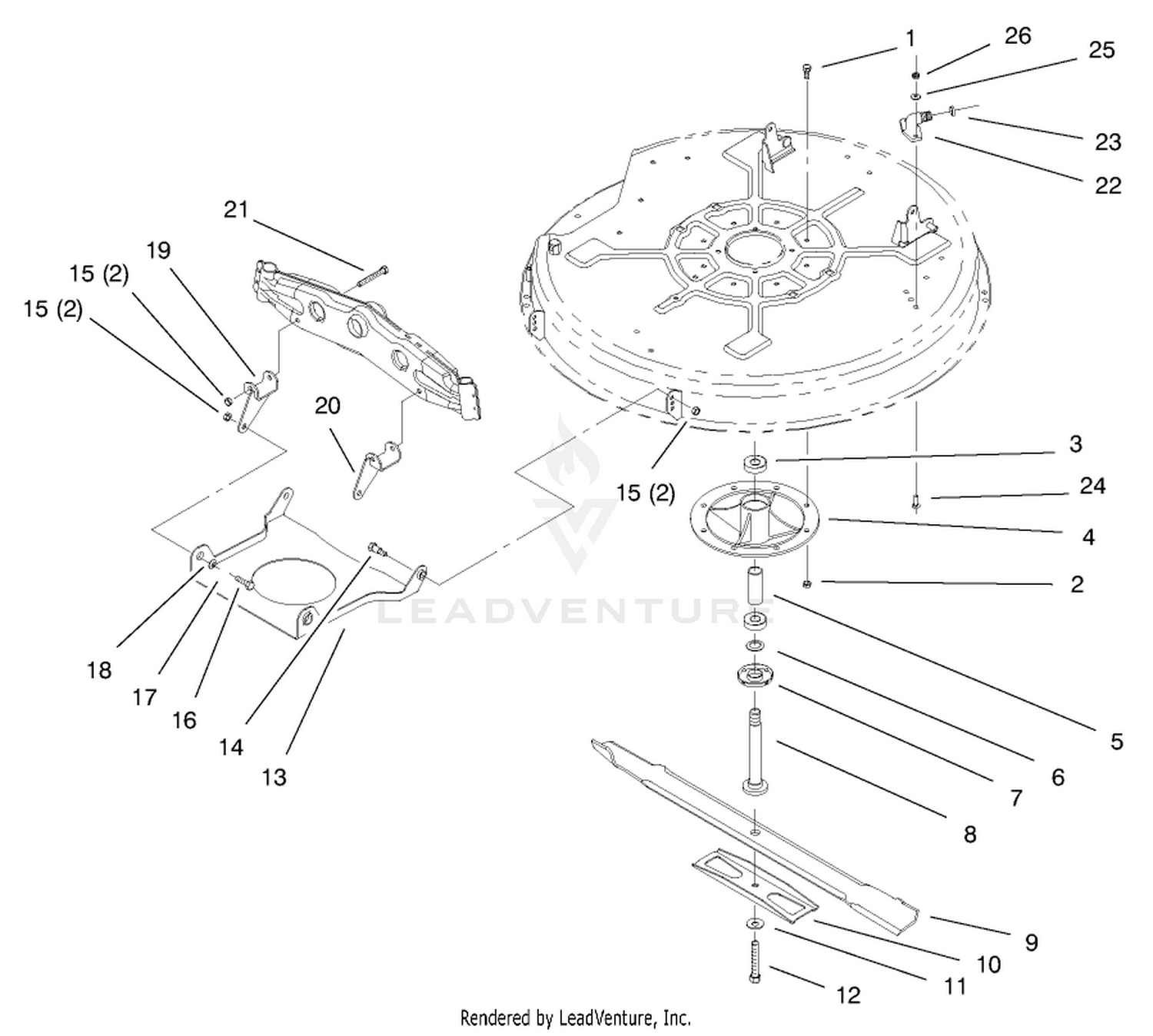 Spindle And Blade Assembly