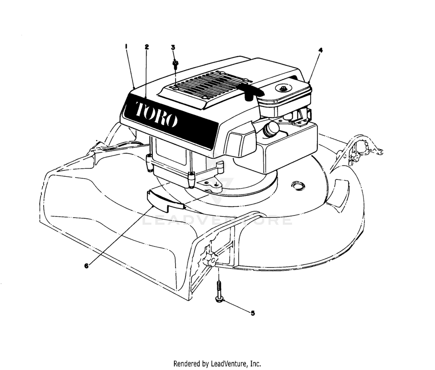 Engine Assembly Model 16067  16155