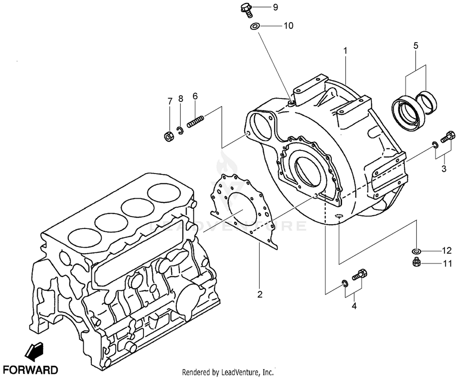 Flywheel Housing Assembly