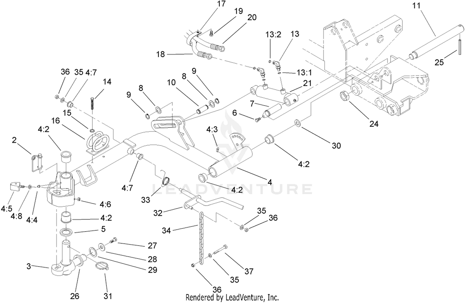 Front No. 1 Lift Arm Assembly
