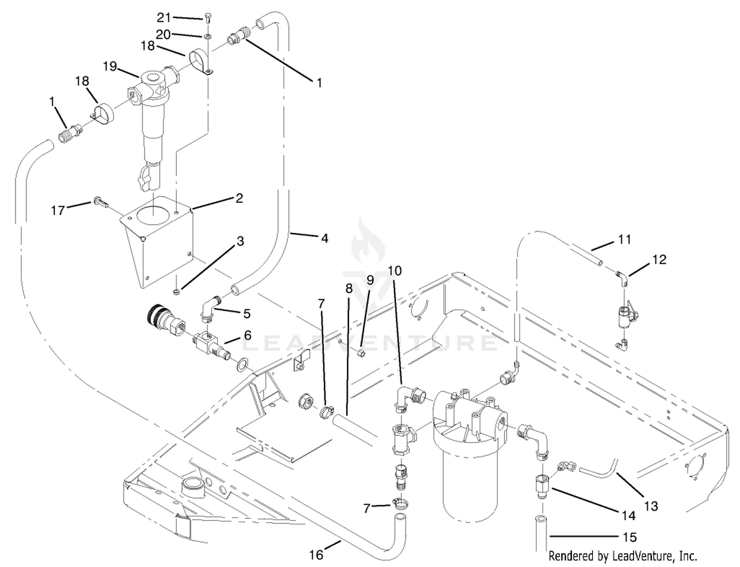 FILTER PLUMBING ASSEMBLY