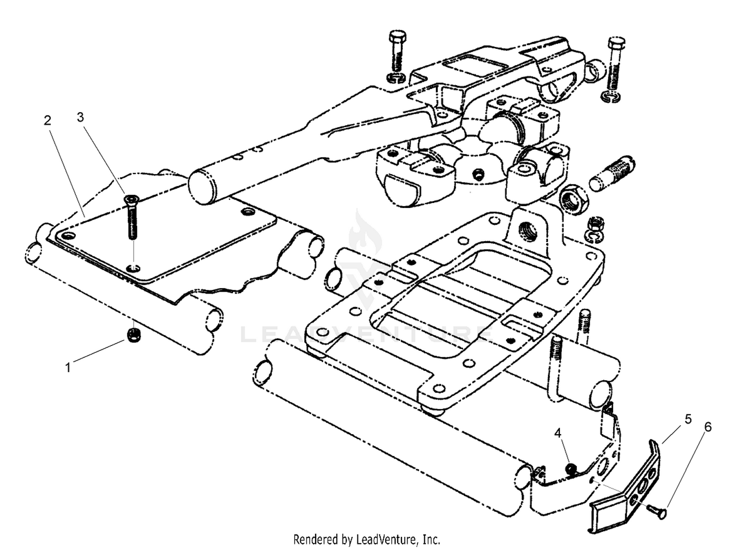Cutting Unit No. 2 and 3 Floation Assemblies