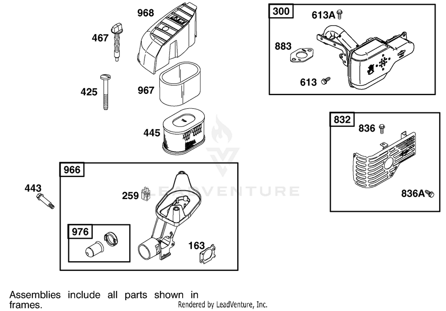 Engine Briggs  Stratton Model 122602-0150-E1 6