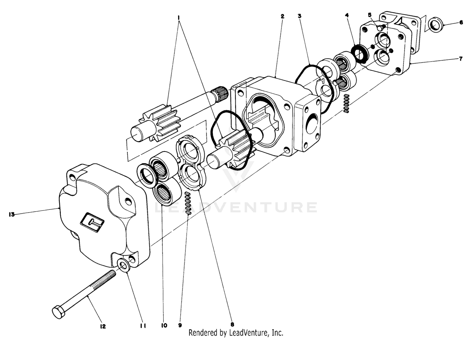 Hydraulic Pump No. 36-9840