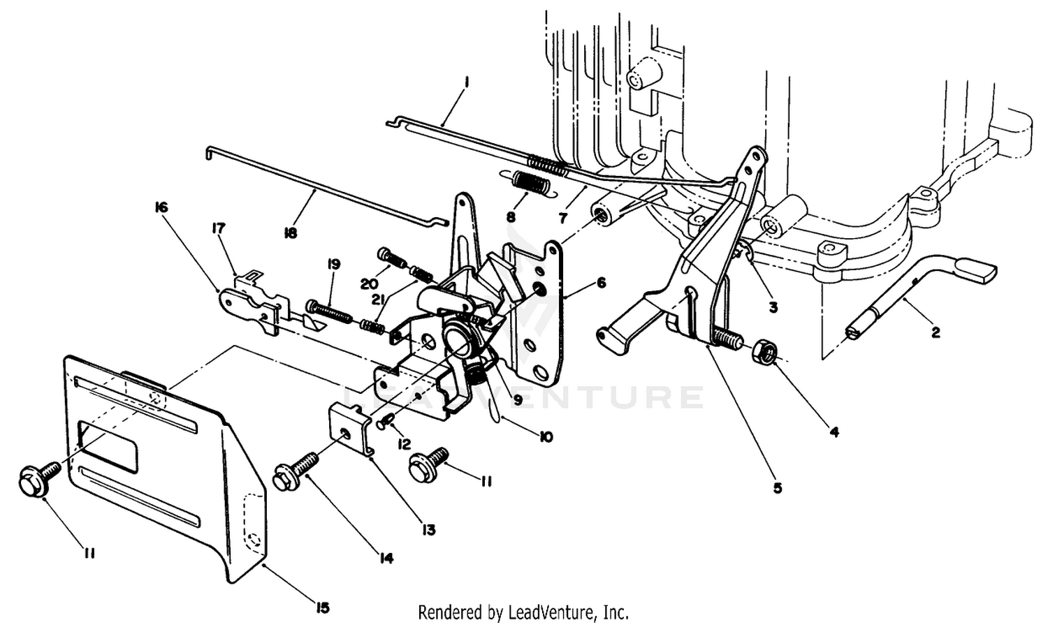Governor Assembly (engine Model No. Vmg6)