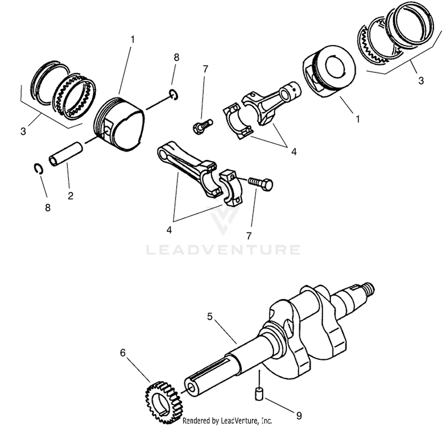 Piston  Crankshaft Assembly