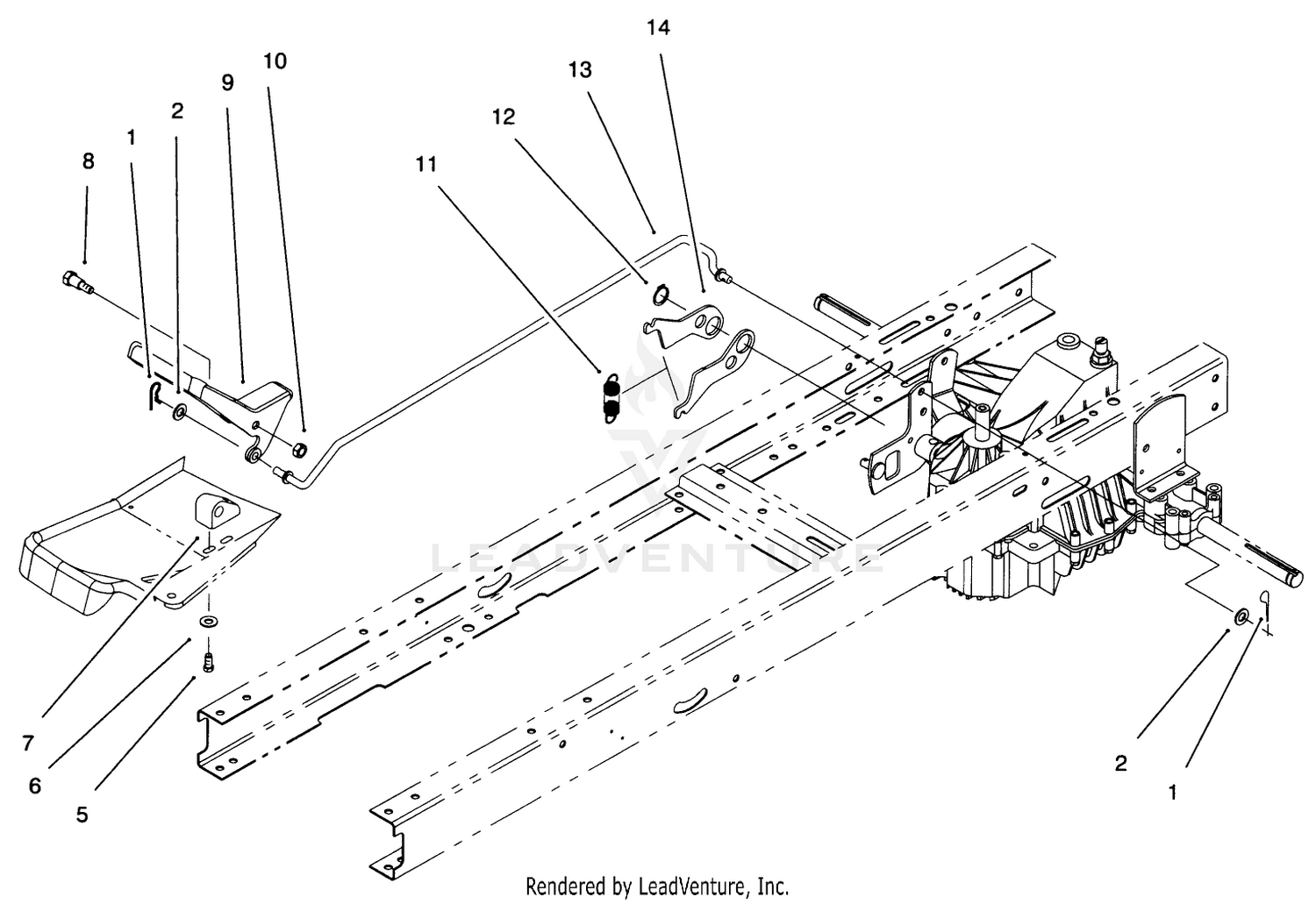 Hydro Transaxle Controls Assembly