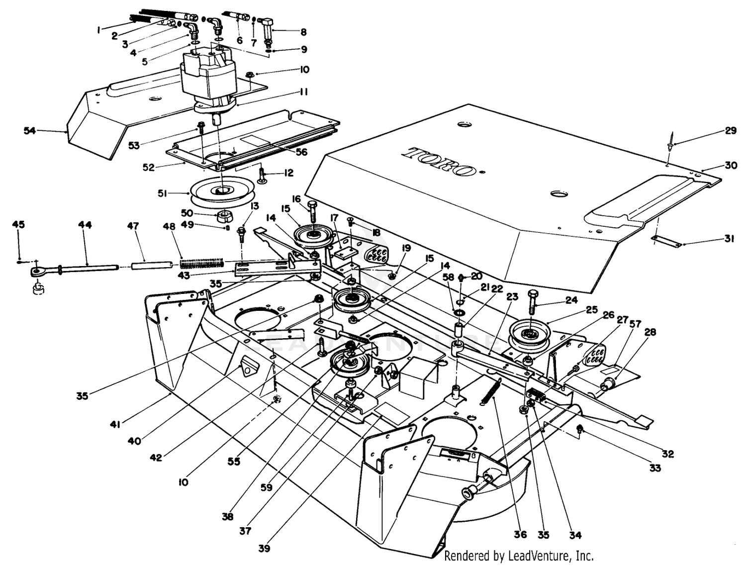 Center Deck Model No. 30592