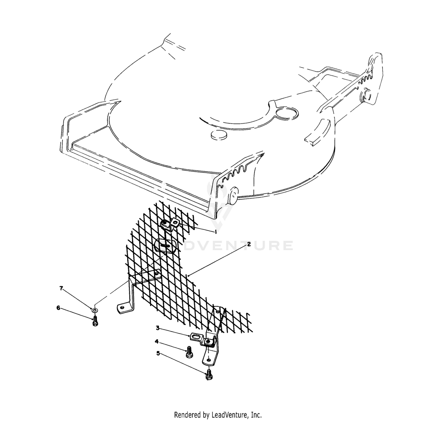 Leaf Shredder Kit Model No. 59157 (optional)