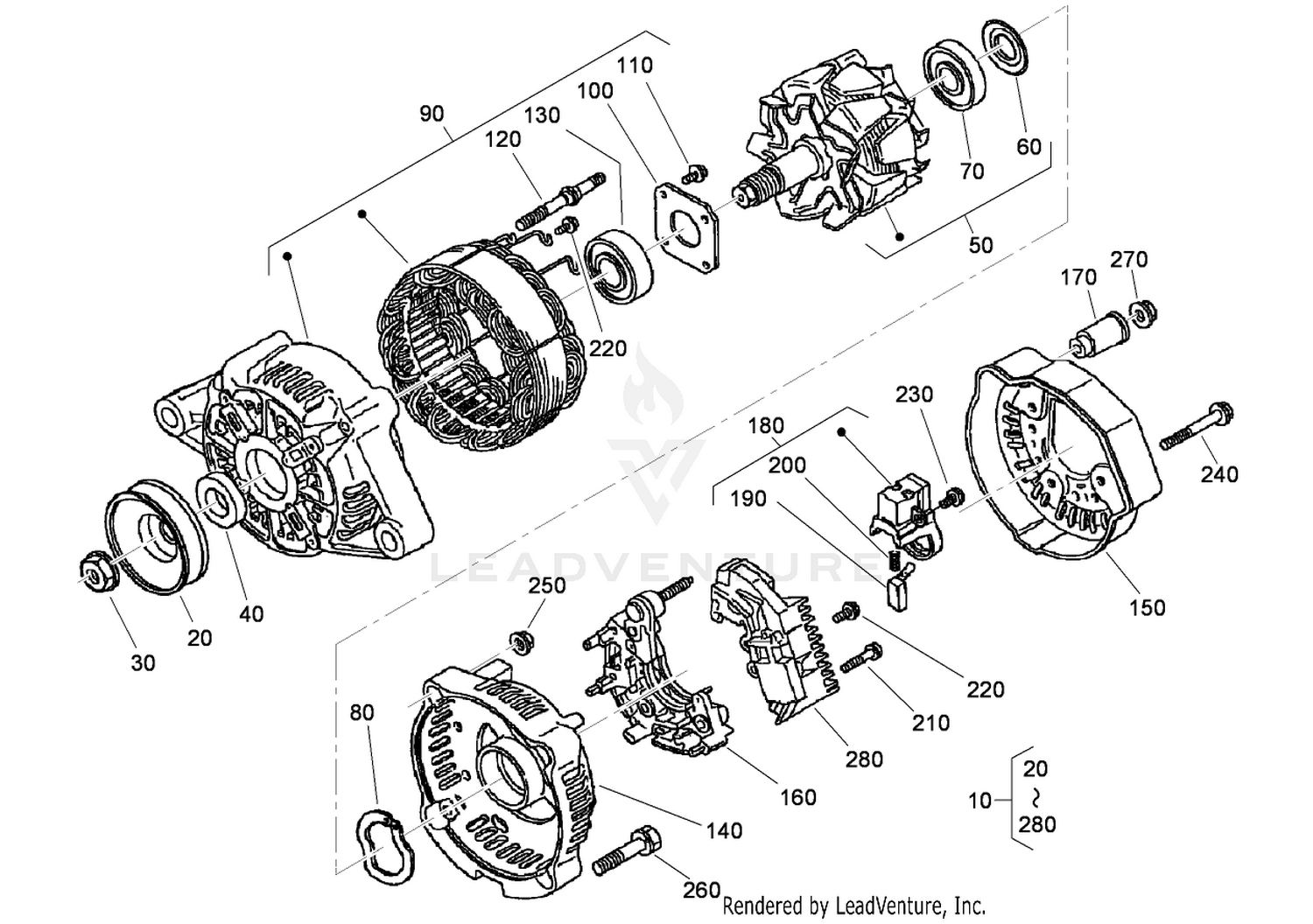 Alternator Components