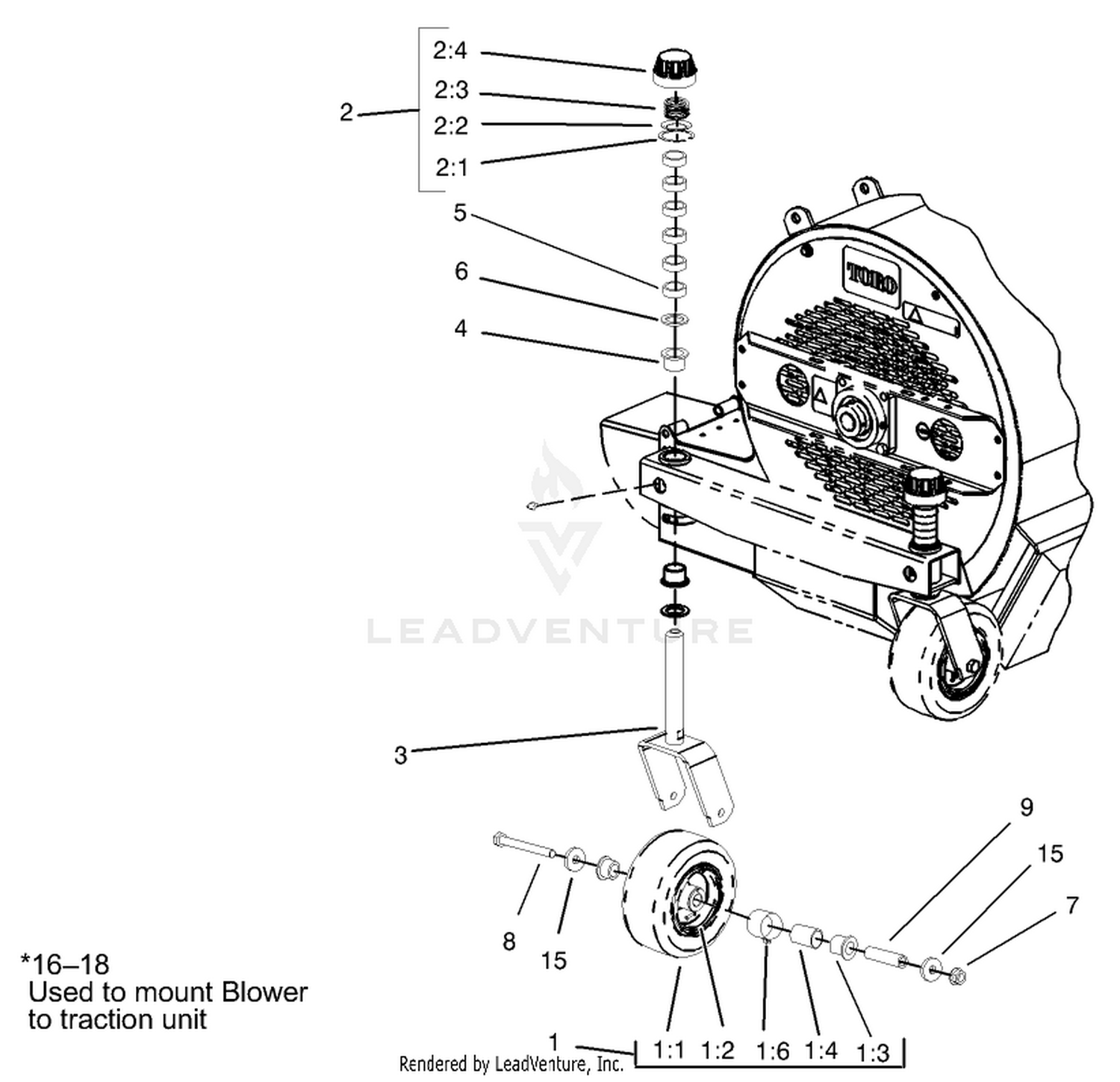 Castor Assembly