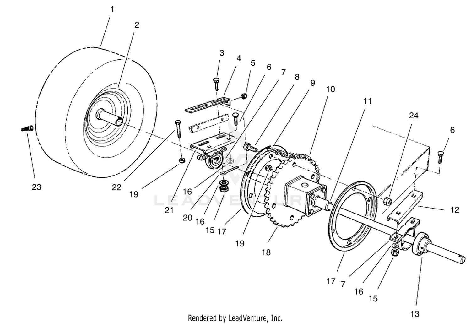Rear Axle Assembly