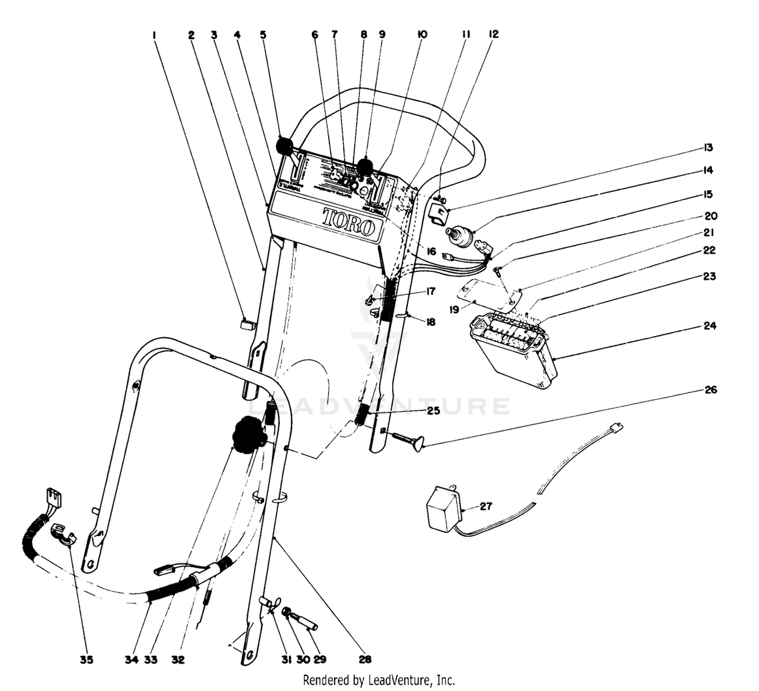 Handle Assembly Model No. 21738
