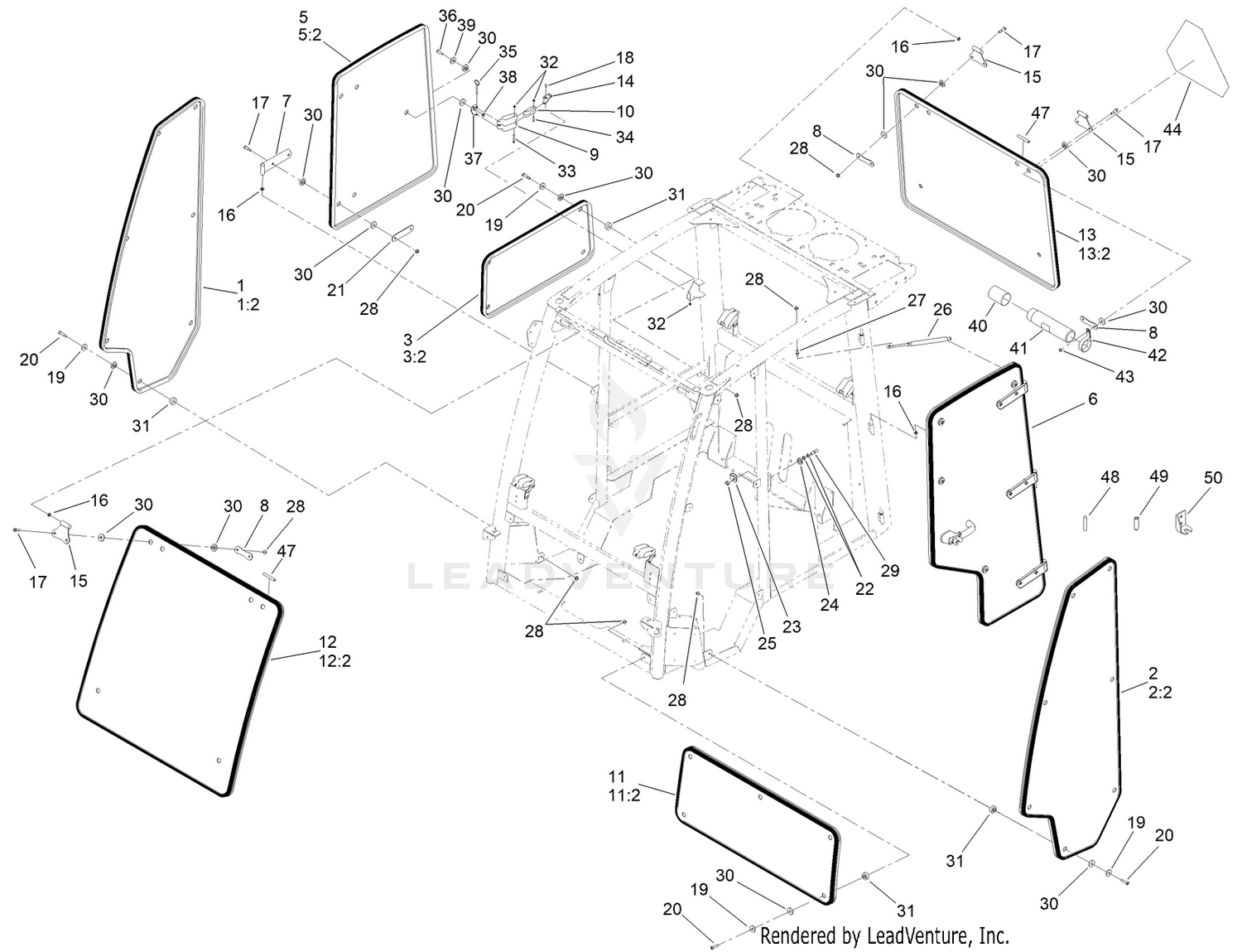Window, Door and Striker Assembly